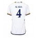Tanie Strój piłkarski Real Madrid David Alaba #4 Koszulka Podstawowej dla damskie 2023-24 Krótkie Rękawy